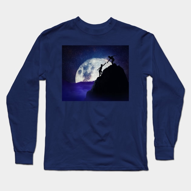 give me support Long Sleeve T-Shirt by psychoshadow